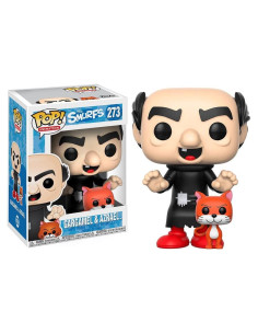 Funko Pop Pitufos Gargamel con Azrael 9.53 cm