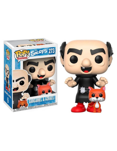 Funko Pop Pitufos Gargamel con Azrael 9.53 cm