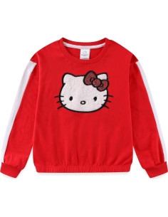 Conjunto Sudadera y Pantalones Hello Kitty Niñas Talla 5 Rojo 2