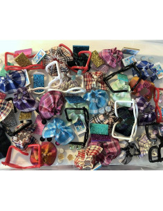 Lote de 4 Accesorios para Gatos - Gafas Nerd, Falda y Más 2