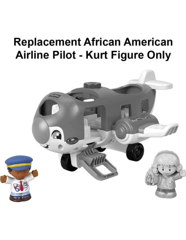 Figura de Piloto de Aerolínea Kurt Fisher-Price DJB53