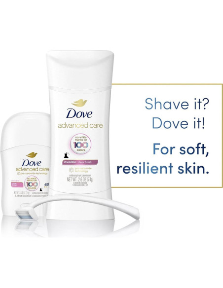 Desodorante Antitranspirante Dove Mujeres 2x73.93g + Viaje 14.17g