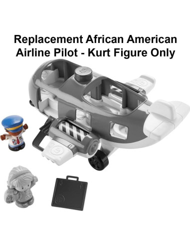 Figura de Piloto de Aerolínea Kurt Fisher-Price DJB53