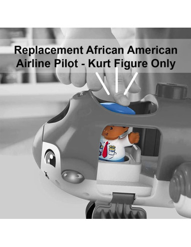 Figura de Piloto de Aerolínea Kurt Fisher-Price DJB53