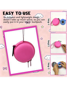 Funda Dura EVA para Tamagotchi Paradise xcivi - Rosa 2
