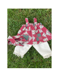 Vestido Corazón Rojo para Muñecas Cabbage Patch 40.64 cm 2