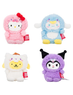 BumBumz Hello Kitty 4-Pack Peluches Coleccionables 374g