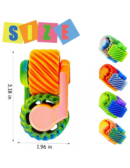 Juguete Antiestrés en Espiral 3D SZOZNIYC - Alivio Ansiedad