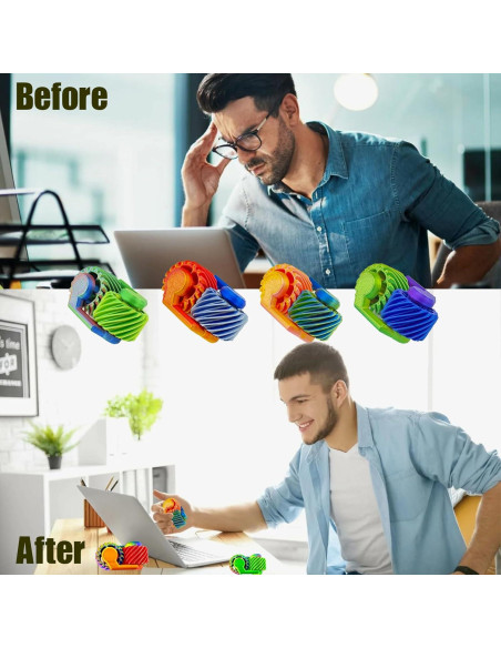 Juguete Antiestrés en Espiral 3D SZOZNIYC - Alivio Ansiedad