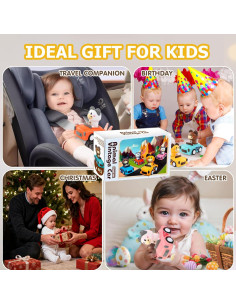 Juguetes de Coche Presiona y Ve SUPVIB para Niños 1-3 Años 2