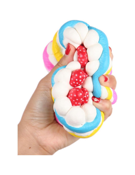 Squishies Jumbo Anboor 11 cm Pastel de Fresa Aromático