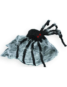Araña Saltarina Negra Animatrónica Spirit Halloween 53 cm 2