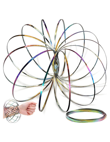 Anillo de Flujo Antiestrés Spinner Jishi 3D para Niños y Adultos