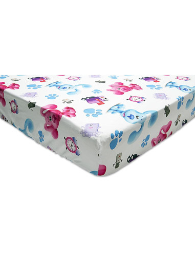 Juego de Ropa de Cama 4 Piezas Blues Clues Azul Reversible