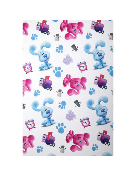 Juego de Ropa de Cama 4 Piezas Blues Clues Azul Reversible