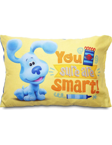 Juego de Ropa de Cama 4 Piezas Blues Clues Azul Reversible