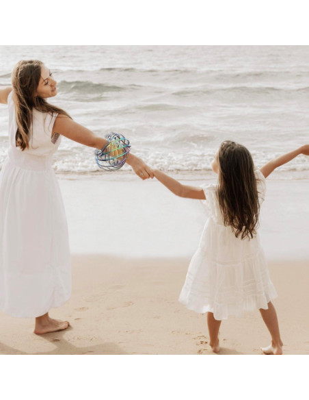 Anillo de Flujo Antiestrés Spinner Jishi 3D para Niños y Adultos