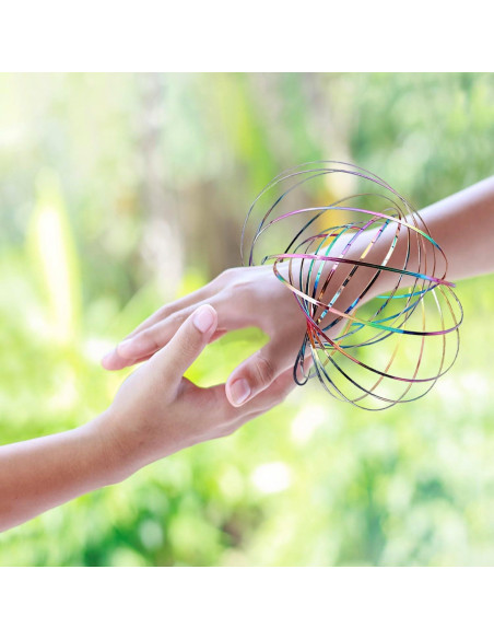 Anillo de Flujo Antiestrés Spinner Jishi 3D para Niños y Adultos