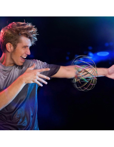 Anillo de Flujo Antiestrés Spinner Jishi 3D para Niños y Adultos