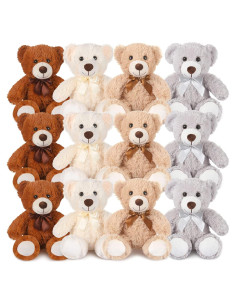 Pack 12 Osos de Peluche Zhanmai 35 cm Suaves y Abrazables