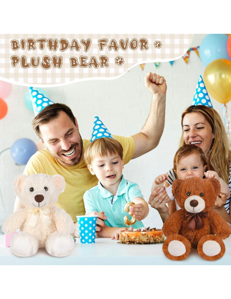 Pack 12 Osos de Peluche Zhanmai 35 cm Suaves y Abrazables