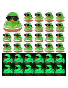 48 Patos de Goma Mallard que Brillan en la Oscuridad