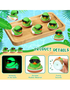 48 Patos de Goma Mallard que Brillan en la Oscuridad 2