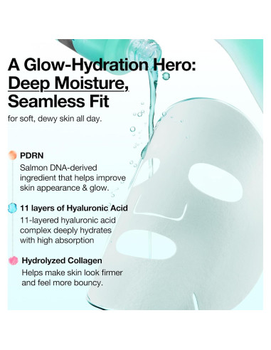 Máscara Facial ANUA PDRN con Ácido Hialurónico 10EA