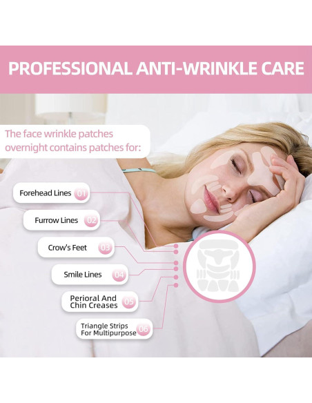 Parches Faciales Antienvejecimiento Rinycwa - 160 Pcs