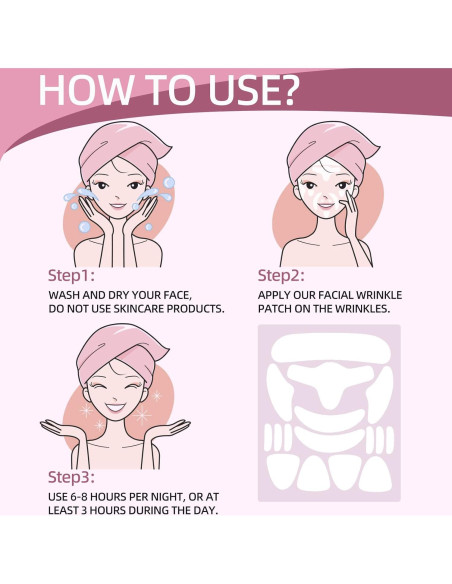 Parches Faciales Antienvejecimiento Rinycwa - 160 Pcs