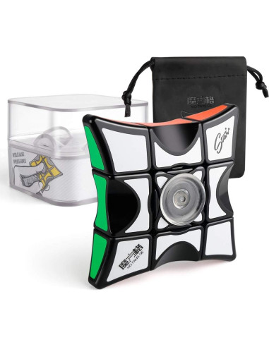 Cubo Rápido D-FantiX QY Toys Guerrero W 3x3 y Spinner 1x3x3