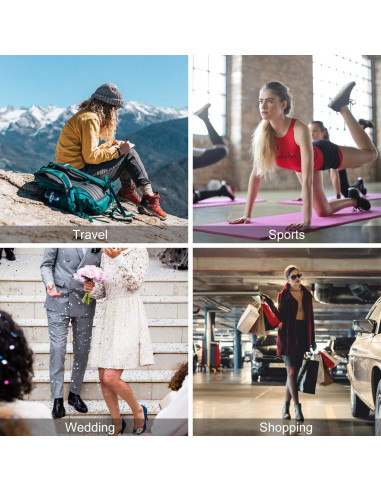 50 Mini Atomizadores de Perfume Thyores 3ml Plástico Transparente