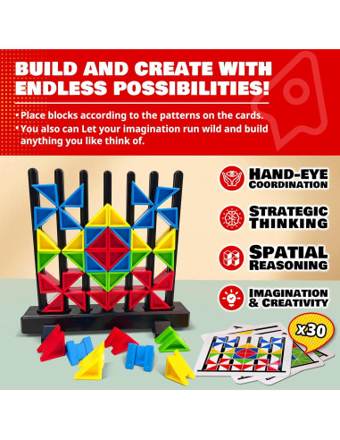 Rompecabezas 3D Rokt&razo Bloques Creativos para Niños 3-12 Años