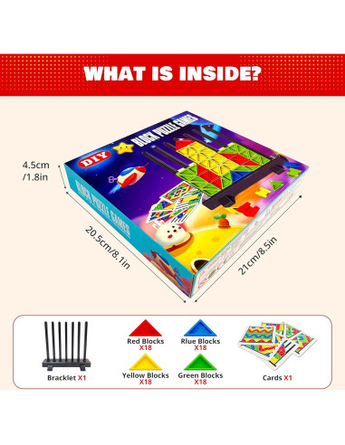 Rompecabezas 3D Rokt&razo Bloques Creativos para Niños 3-12 Años