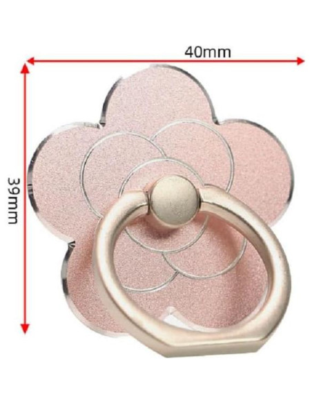Soporte de Anillo para Teléfono Celular Geettcaifu 4 Pcs Flor