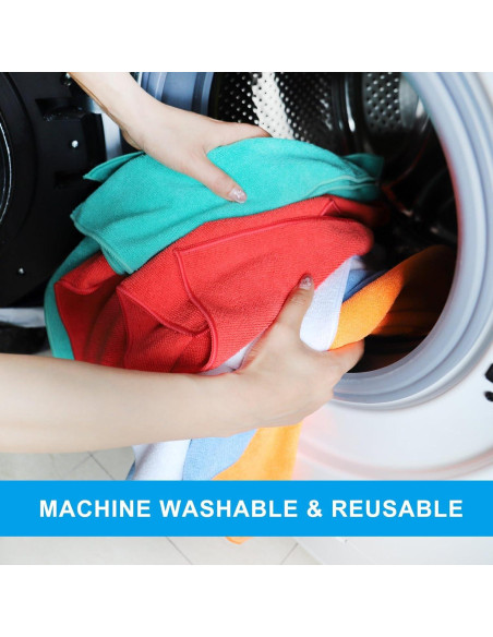 Paquete de 12 Paños de Microfibra Tricol Clean 40x40 cm