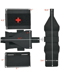 Bolsa Médica Táctica Micro 2-en-1 SABADO IFAK EDC 2