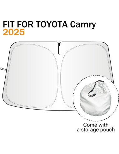 Protector Solar Parabrisas Toyota Camry 2025 2026 JHGFVC