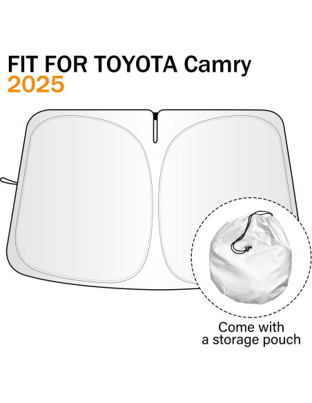 Protector Solar Parabrisas Toyota Camry 2025 2026 JHGFVC