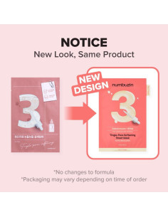 Mascarilla de Hoja Numbuzin No.3 Suavizante de Poros - 4 Hojas 2