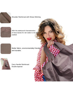 Bolsas de Compras Reutilizables Evohyah Grande Marrón 22.68 kg 2