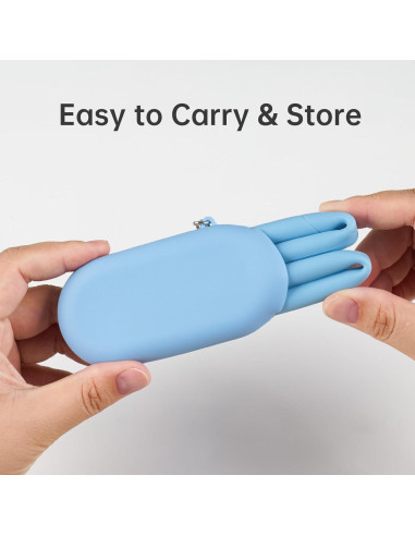 Pajitas de Silicona Reutilizables NiHome 35.56cm 4 Unidades