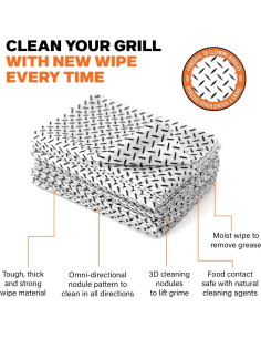 Toallitas de Limpieza para Parrilla Q-Swiper - 40 Unidades 2