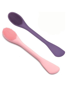 Brocha Facial de Silicona Shenzhen Sigrid 17.27cm Rosa/Púrpura