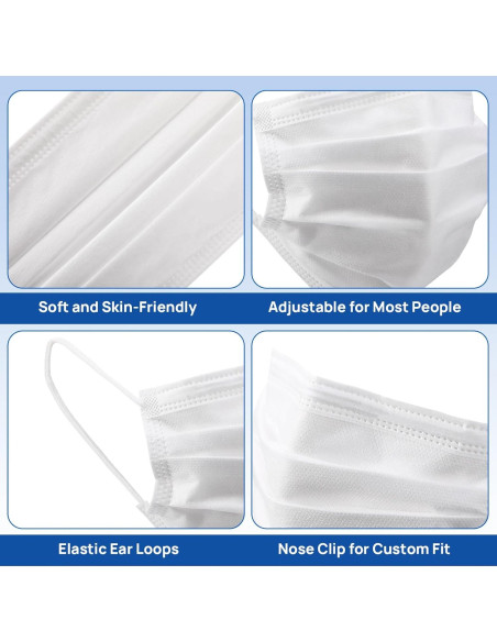 Mascarillas Desechables JMU 50 Unidades 4 Capas ASTM Nivel 3