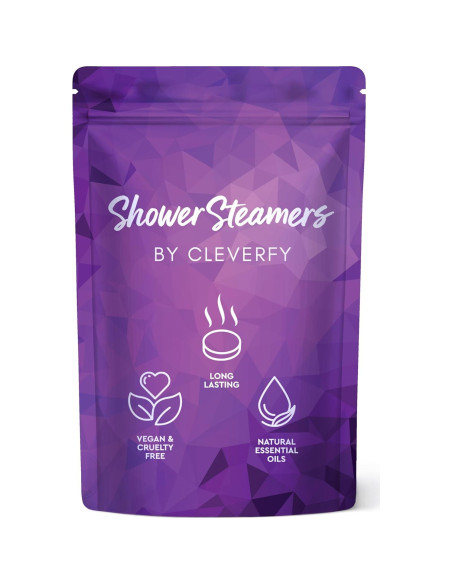 Pastillas de Vapor para Ducha Aromaterapia Cleverfy - 18 Tabletas MultiAroma