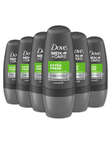Desodorante Roll-On Dove Men+Care Extra Fresh 6x50ml