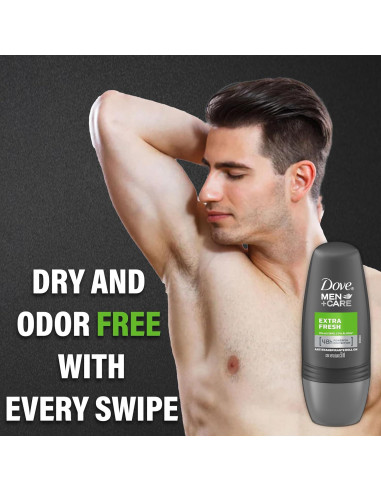 Desodorante Roll-On Dove Men+Care Extra Fresh 6x50ml