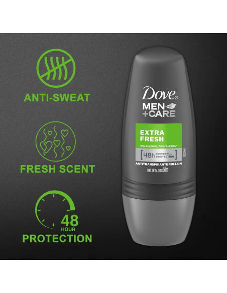 Desodorante Roll-On Dove Men+Care Extra Fresh 6x50ml