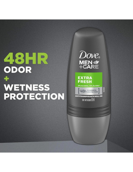 Desodorante Roll-On Dove Men+Care Extra Fresh 6x50ml